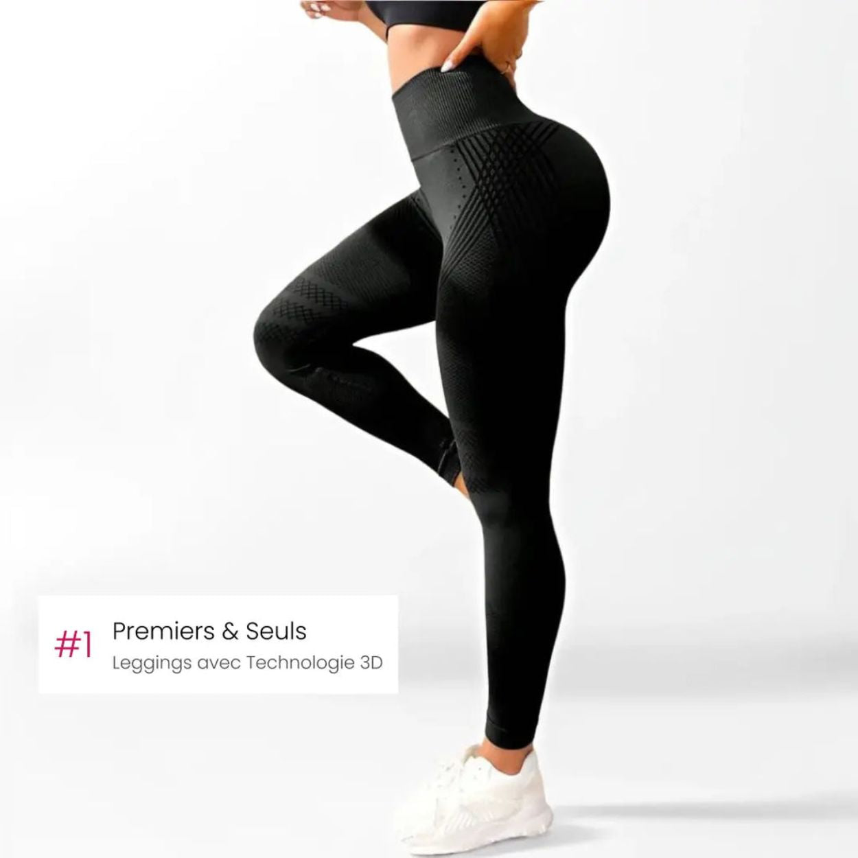 Legging 3D | Noir
