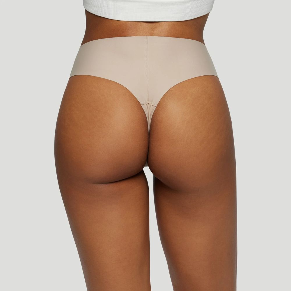 Tanga taille haute nude ( Lot de 3 )