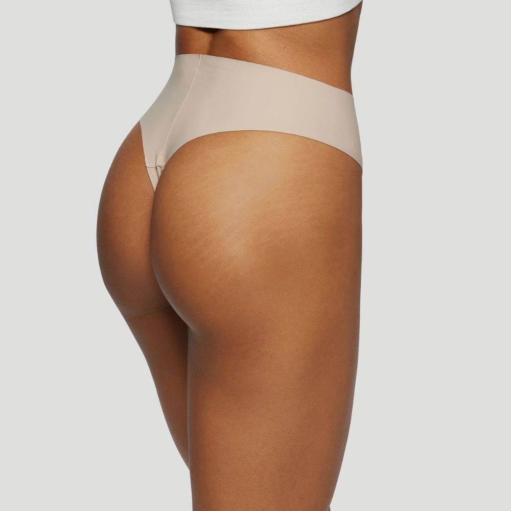 Tanga taille haute nude ( Lot de 3 )