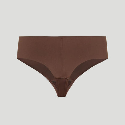 Tanga taille haute marron ( Lot de 3 )